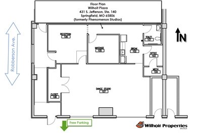 Floor Plan Ste. 140 - Wilhoit Plaza Lofts