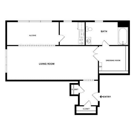 Floorplan - Empire Apartments