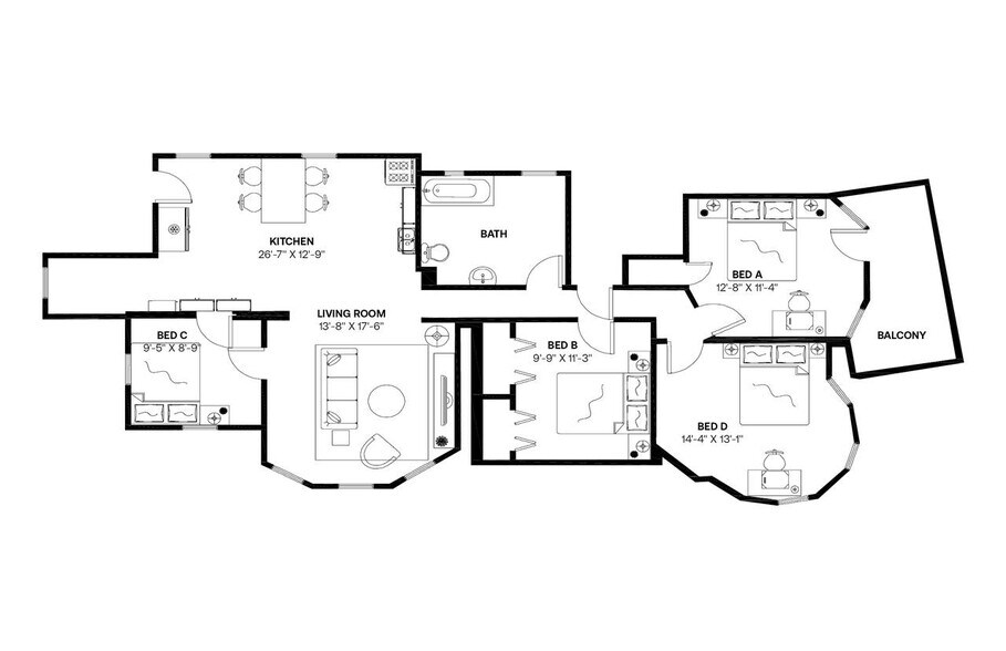 Building Photo - Room in Shared 4 bed/1 bath home
