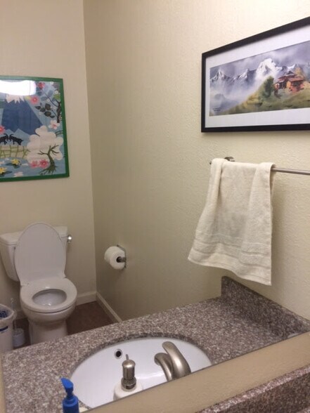 Downstairs half bathroom - 137 Temescal Cir