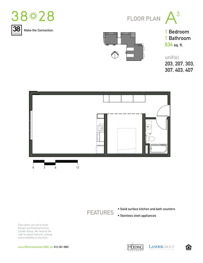 Floorplan - 3828 Apartments
