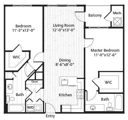 Floorplan - MetroPlace at Town Center