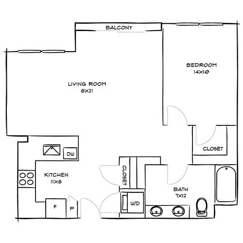 Floorplan - Indigo Apartments