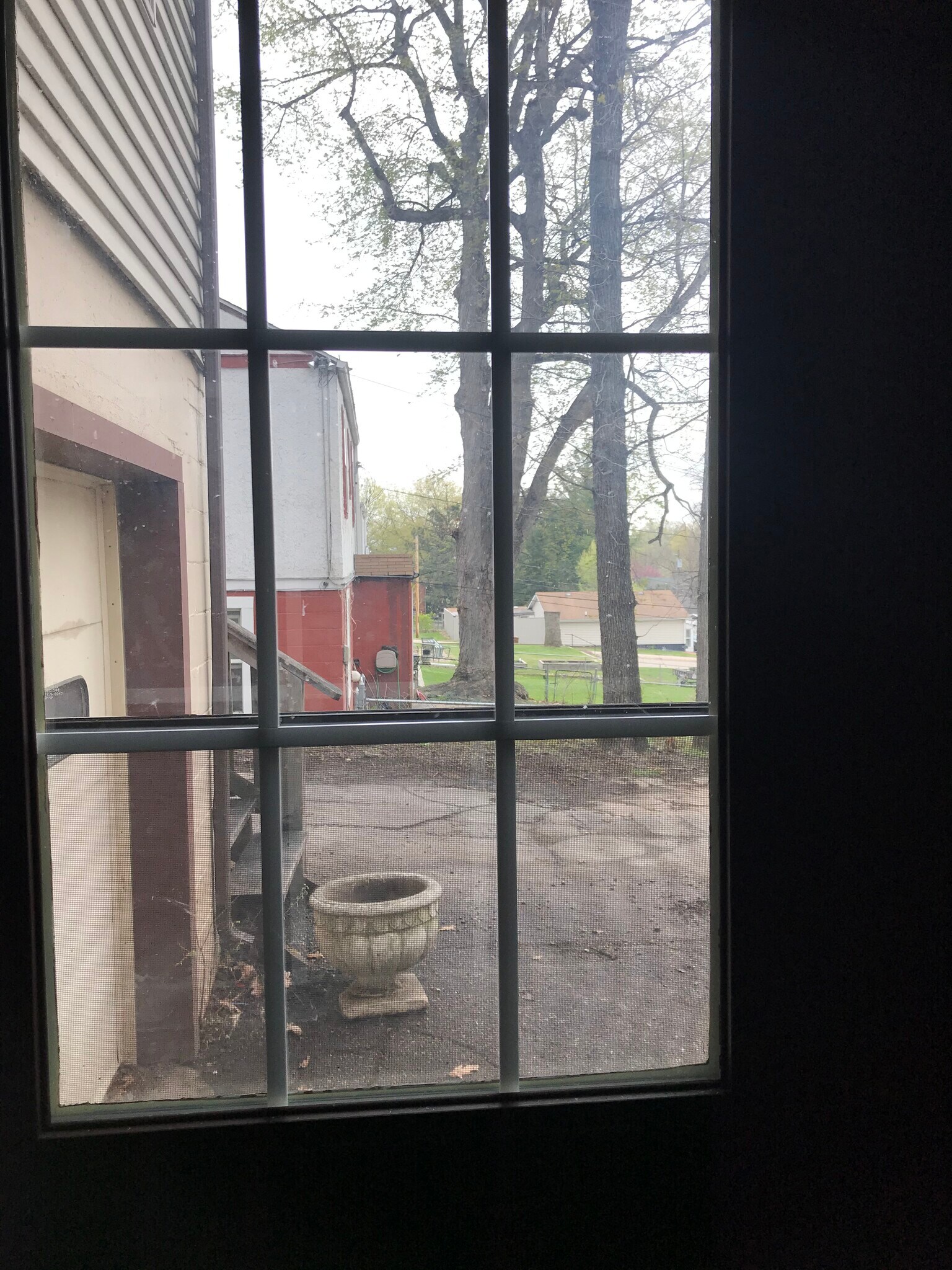 Back door view on lower level - 807 W Mission Ave