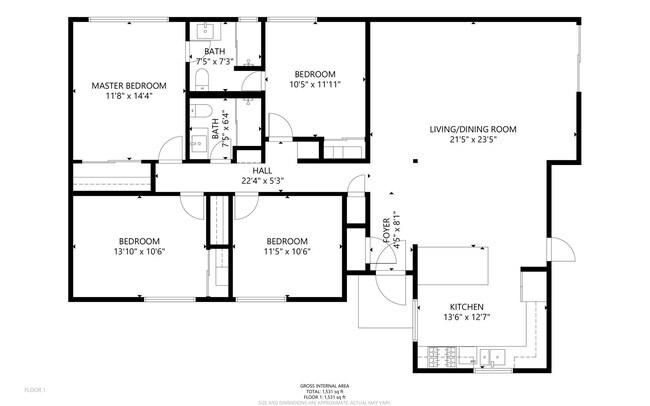 Building Photo - Newly Remodeled 4BD/2BA