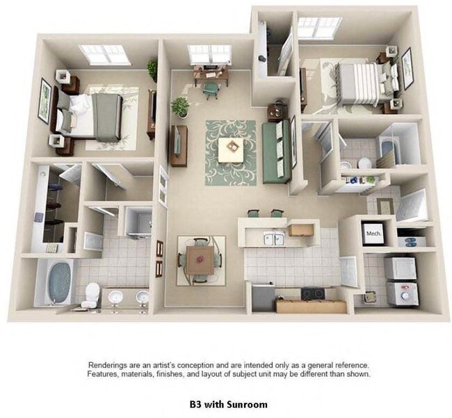 Floorplan - Estancia Apartments