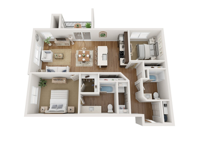 Floorplan - Haven Apartments