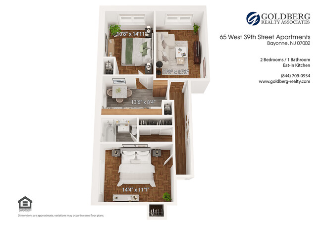 Floorplan - 65 West 39th Street Apartments