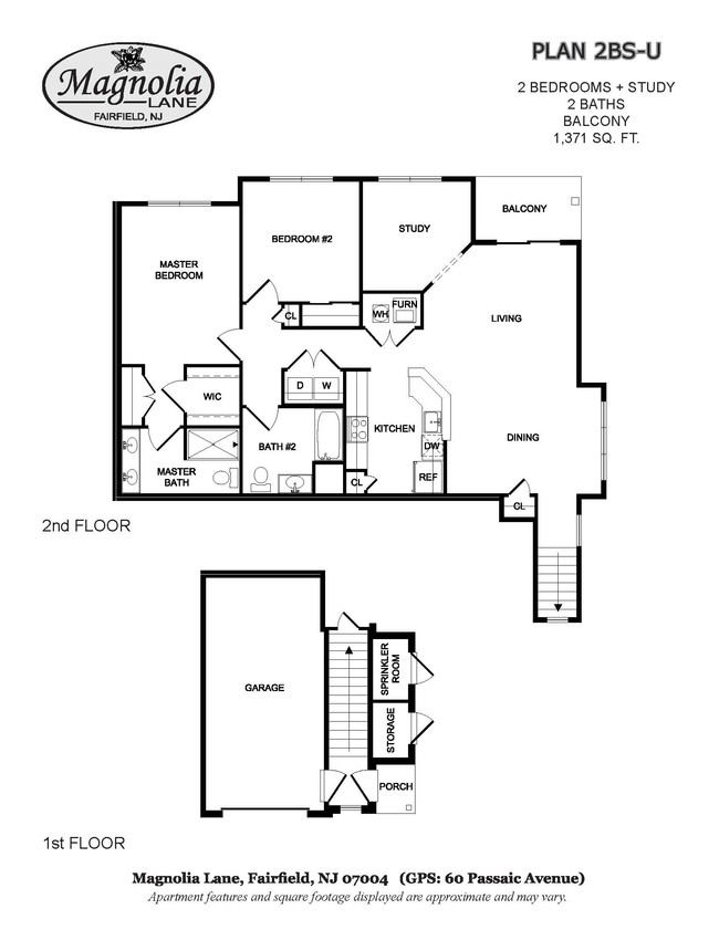 Floorplan - Magnolia Lane Luxury Apartments