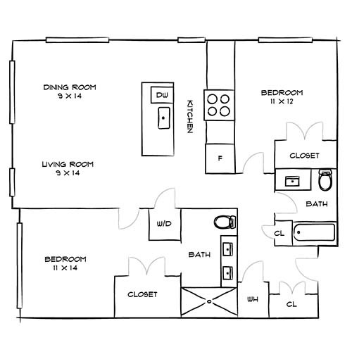 Floorplan - The Fremont