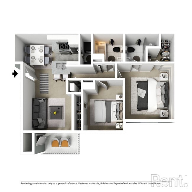 Building Photo - Beautiful 2-bedroom 2 bath apartment DOWNS...