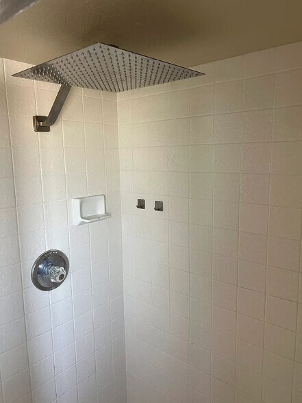 Primary bathroom shower - 1533 N 1st St