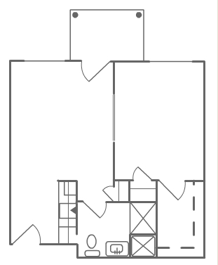 1BR/1BA - The Gardens Independent Living