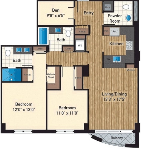 Floorplan - 425 Mass