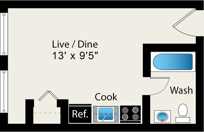 Floorplan - Reside at 2525