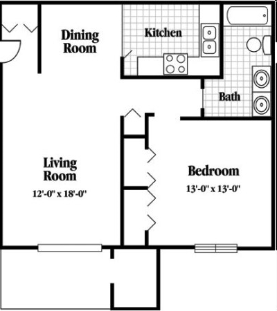 1BR/1BA - Kimbrook Manor