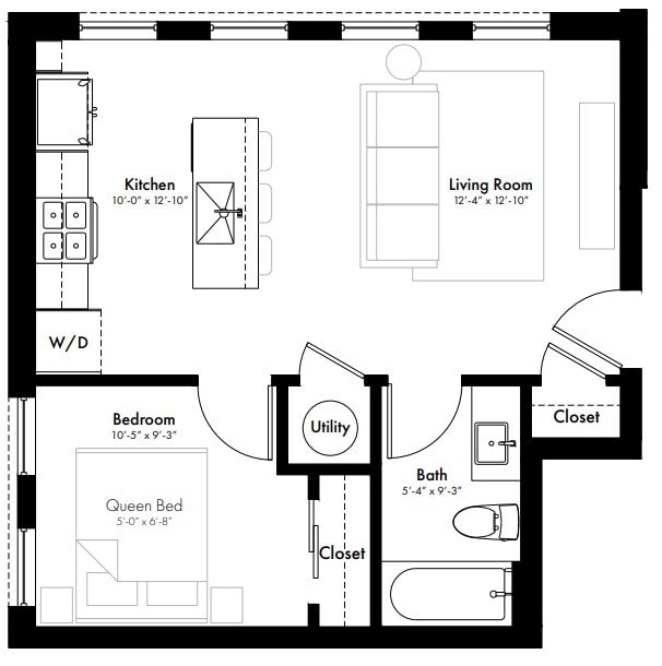 Apartment Type E - Harbor Flats