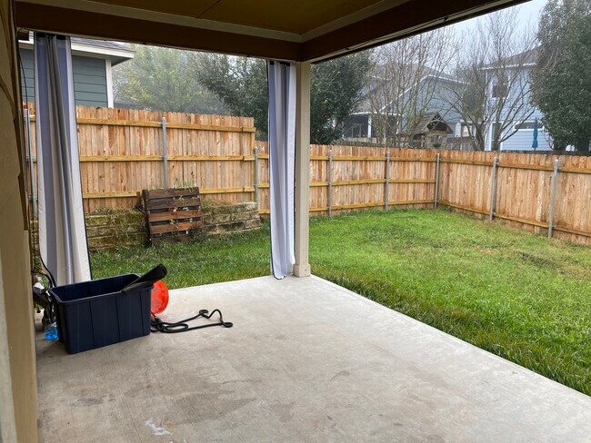 Backyard - 1607 Kemah Dr