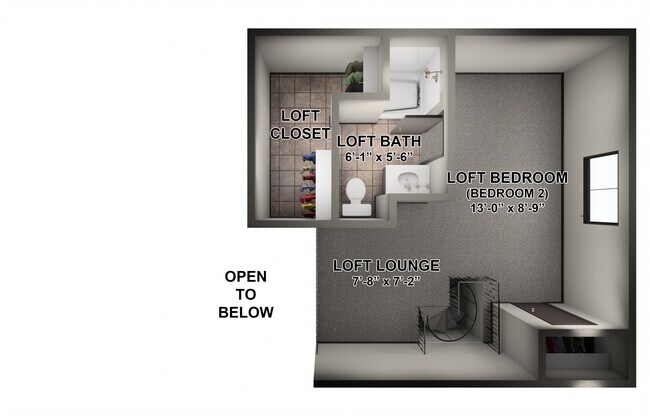 Market 2 br loft up - Ellet Complex