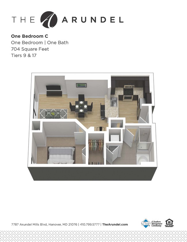 Floorplan - The Residences at Arundel Preserve