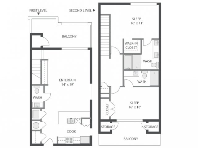 Floorplan - AMLI Old 4th Ward