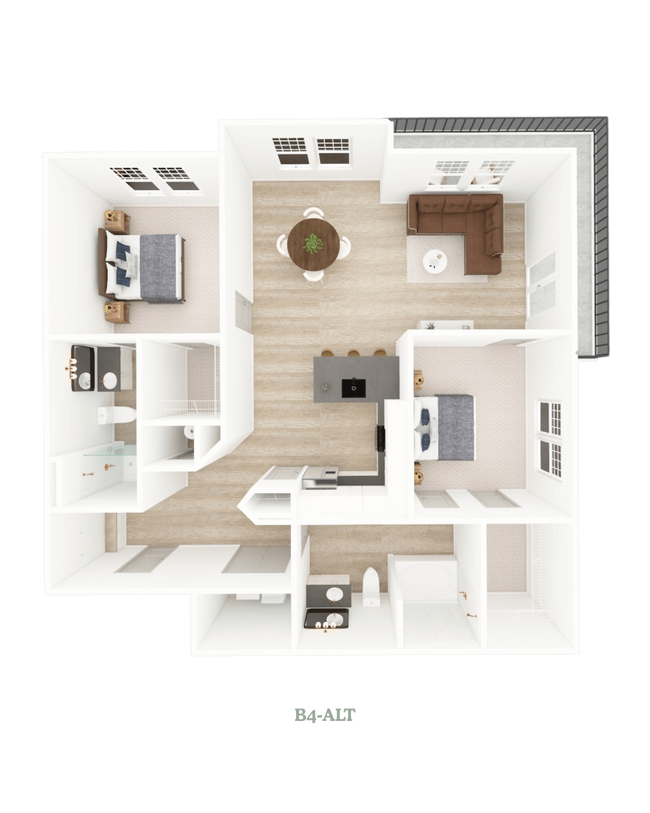 Floorplan - District on the Etowah Apartments