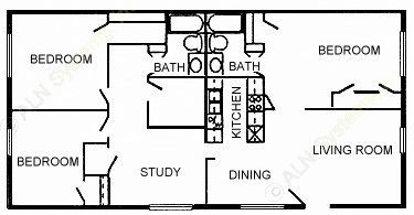 Floorplan - Homestead Apartments