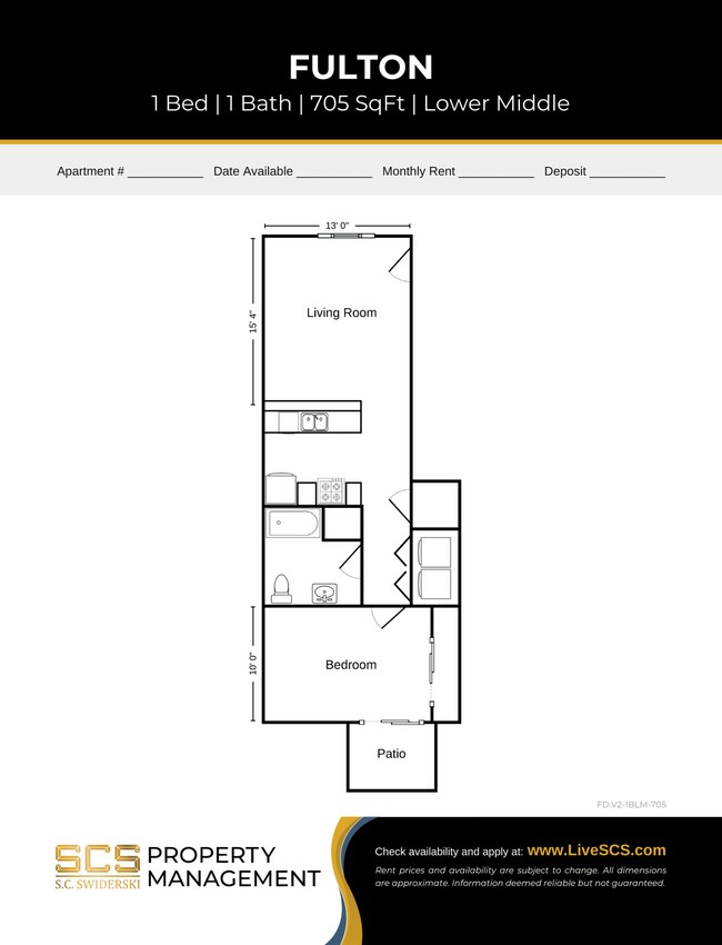 Floorplan - Blue Stone Estates Apartment Community