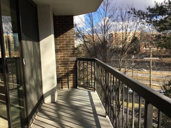 Big private balcony with expansive east/south/west views - 1401 N Rhodes St