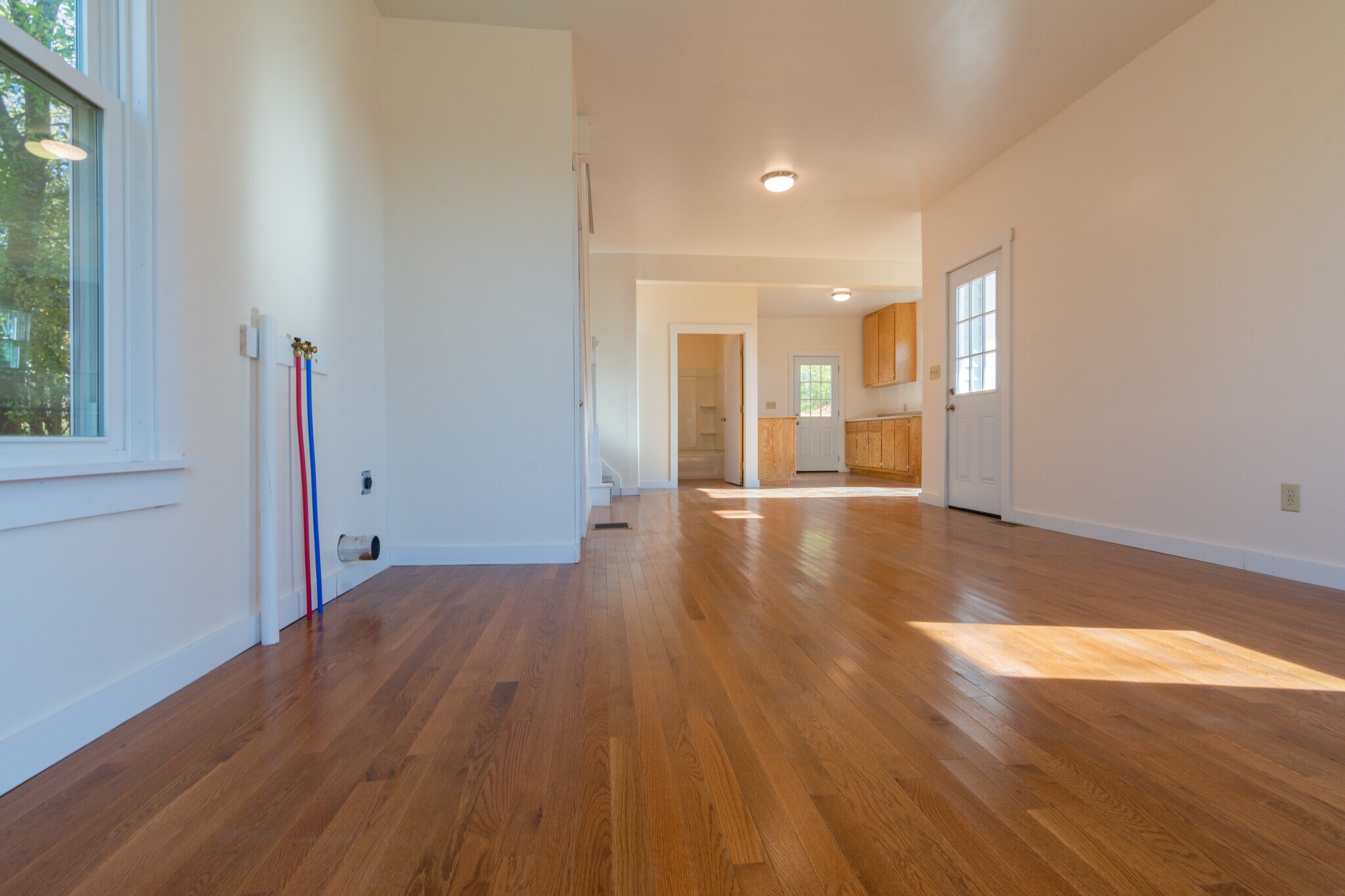 View from living area to kitchen - 10 Cottage St