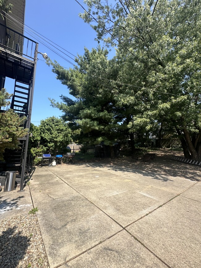 Parking/patio area - 526 Park Rd