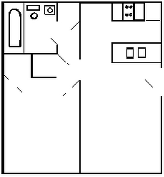1BR/1BA - The Lodge East