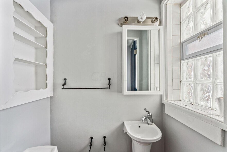1/2 bath main level - 672 Sheridan Ave