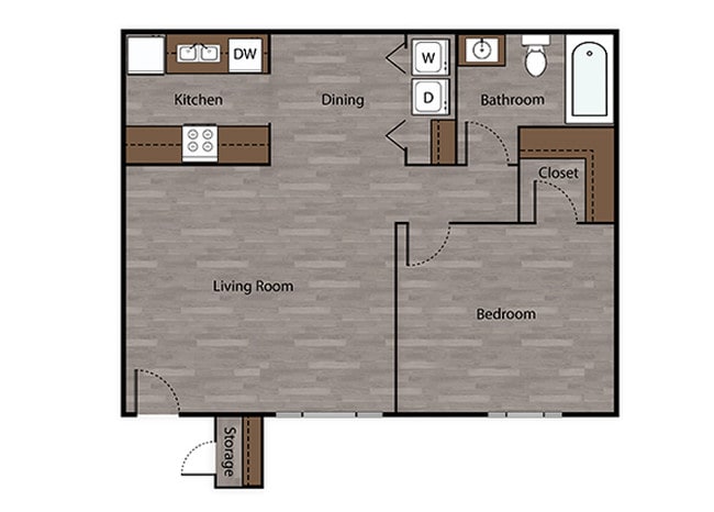 Floorplan - Gramercy Parc Senior Apartments