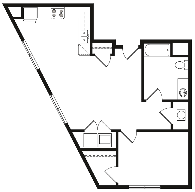 Floorplan - Carpenter Flats