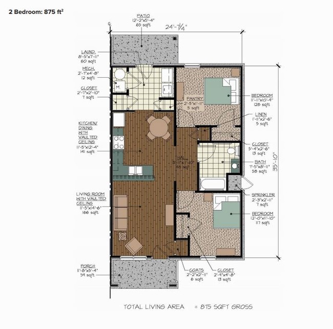 Floorplan - Aspen Trails Apartments