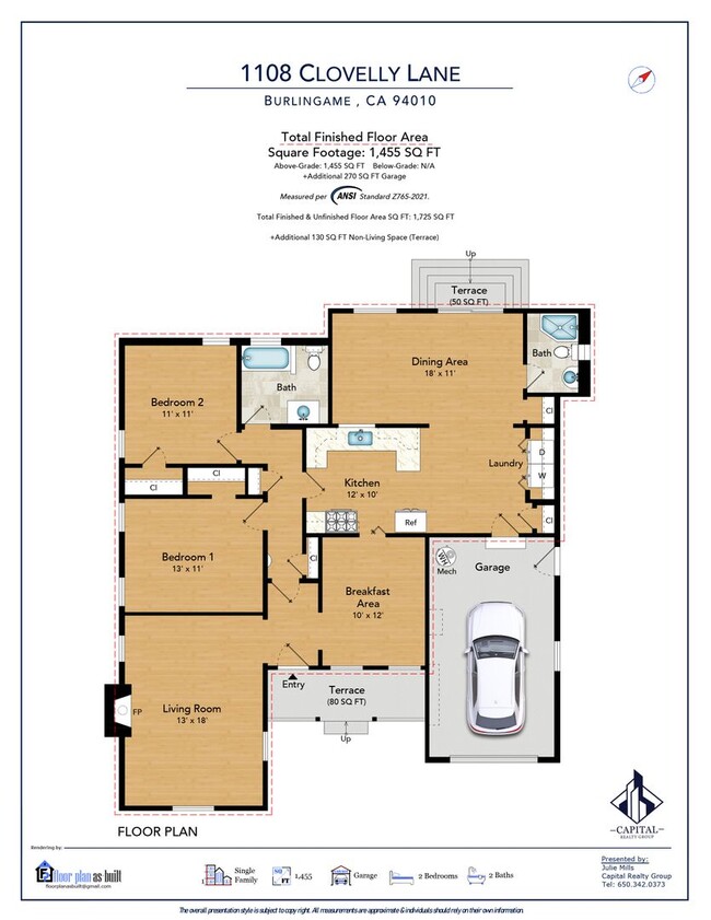 Building Photo - Burlingame Charming 2 Br 2ba Home   Open Saturday 12-1pm