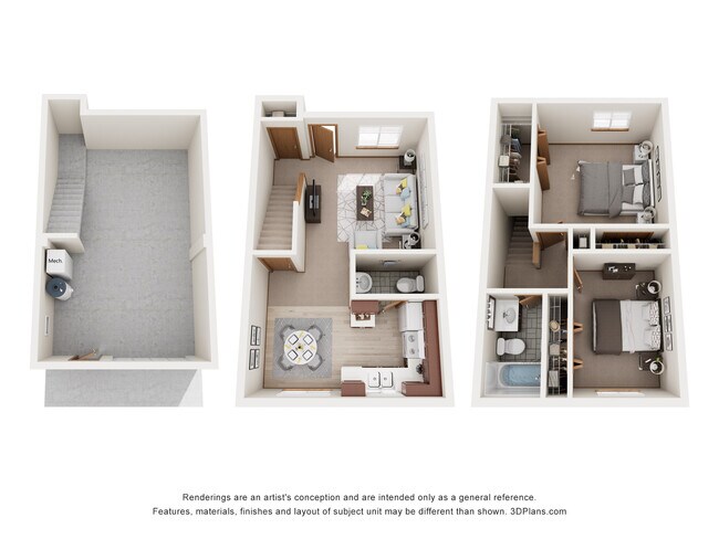 Floorplan - Briarwood Townhomes