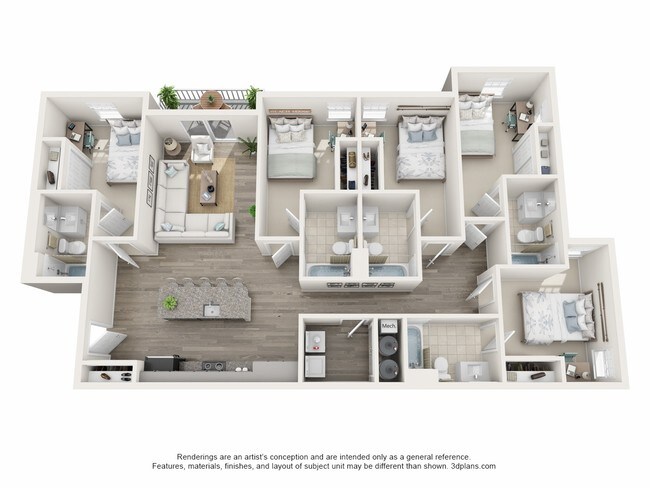 Floorplan - Station on McIntosh Student Housing