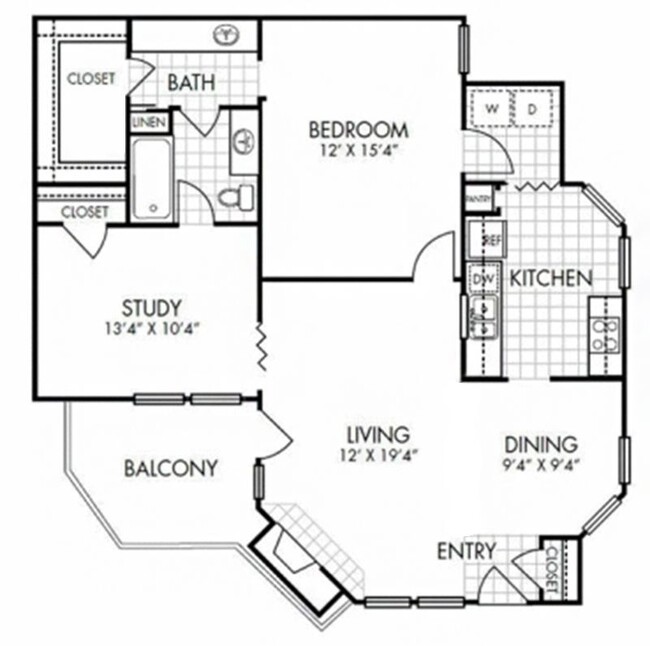 Floorplan - Bent Tree Trails Apartments