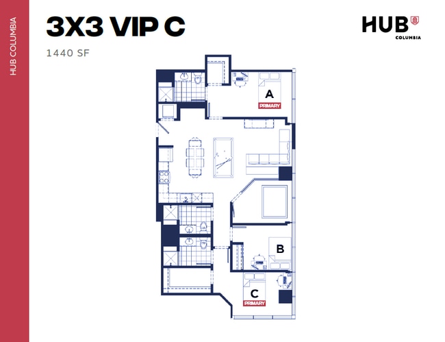 3x3 VIP C - Hub Columbia