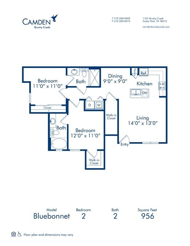 Floorplan - Camden Brushy Creek