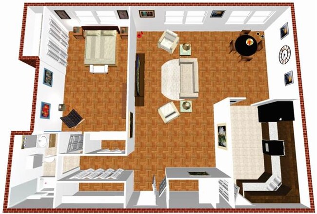 Floorplan - Serrano Apartments