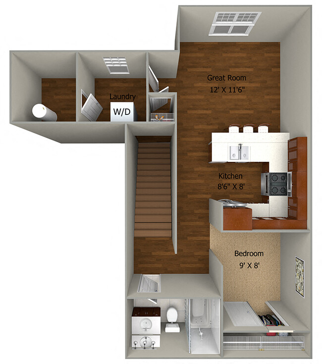 Floorplan - Cedar Place Apartments