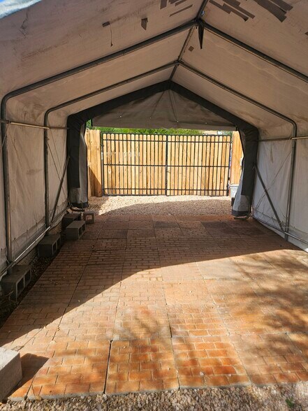 covered parking in side RV Gate - 9628 N 13th St