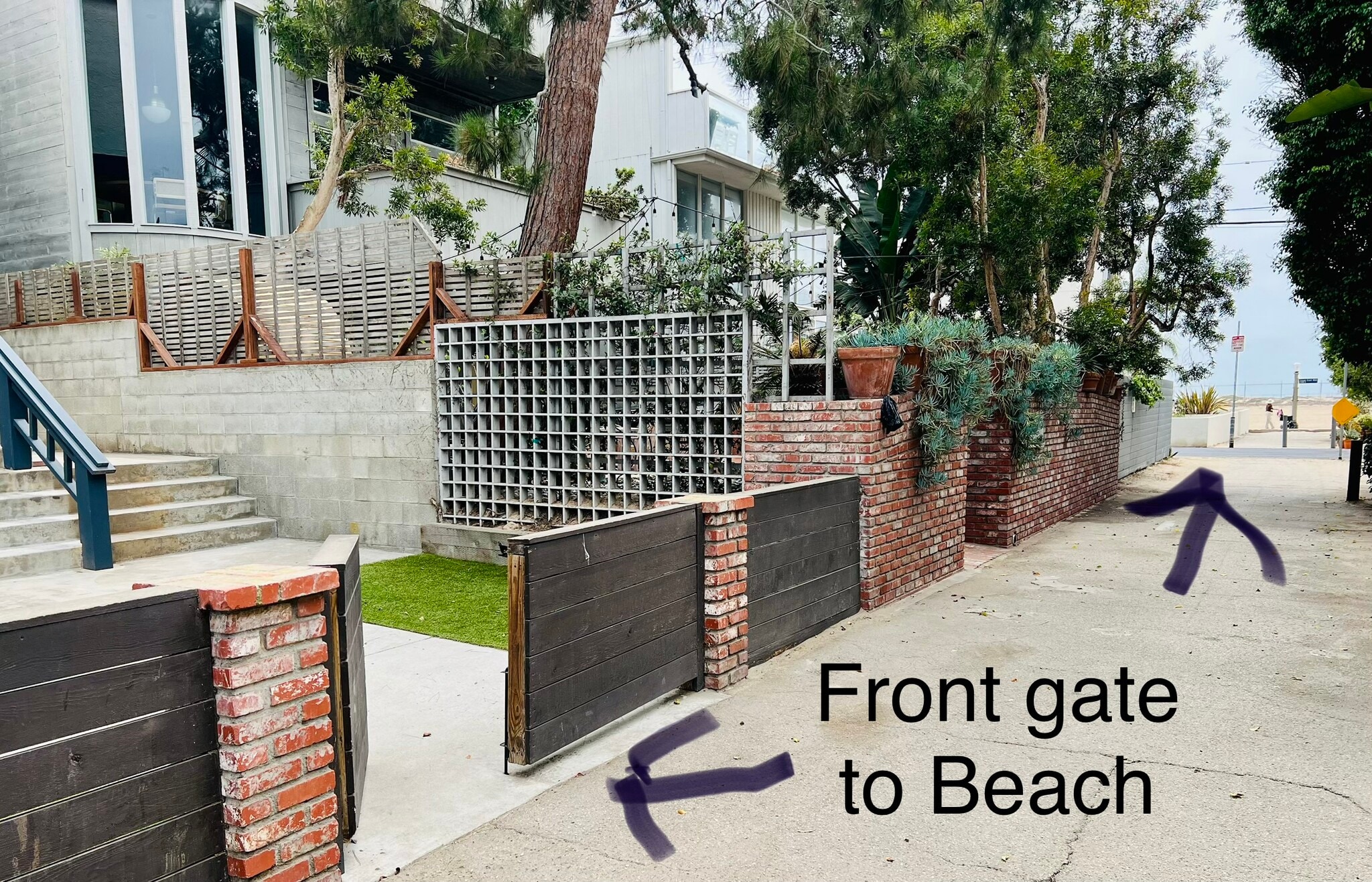 You can see the beach from the front yard - 24 Westwind St