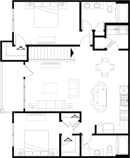 Floorplan - Springs At Orchard Road Apartments