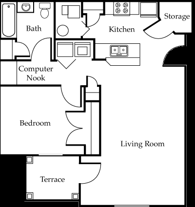 1BR/1BA - Tierra Antigua Apartments