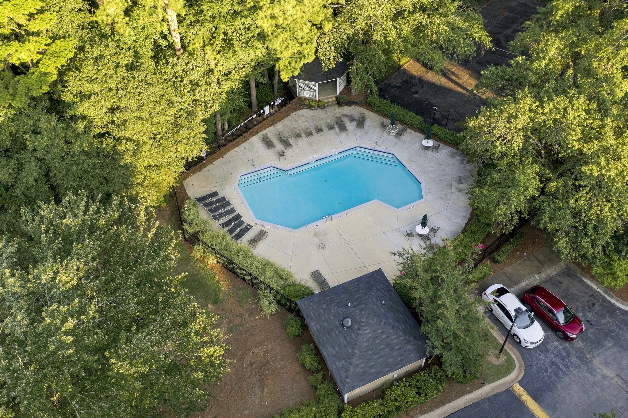 Overview of Pool - 6425 Pinebark Way