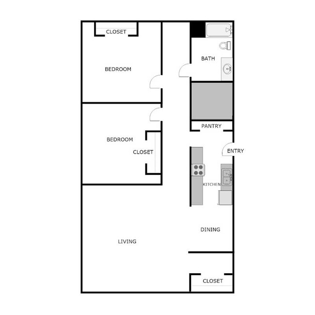 Floorplan - KENSINGTON HOUSE APARTMENTS